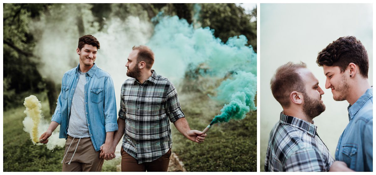 Shady Lane, York Pennsylvania, Smoke Bomb Engagement, Historic Shady Lane