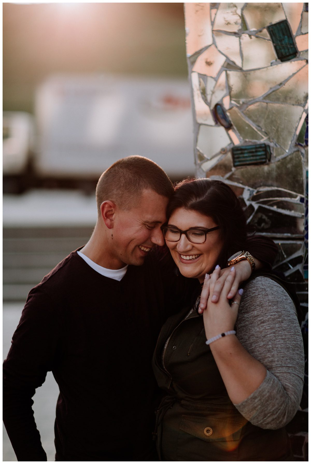 Grafitti Alley Engagement, Baltimore Engagement Session, American Visionary Museum Engagement, Baltmore Inner Harbor Engagement