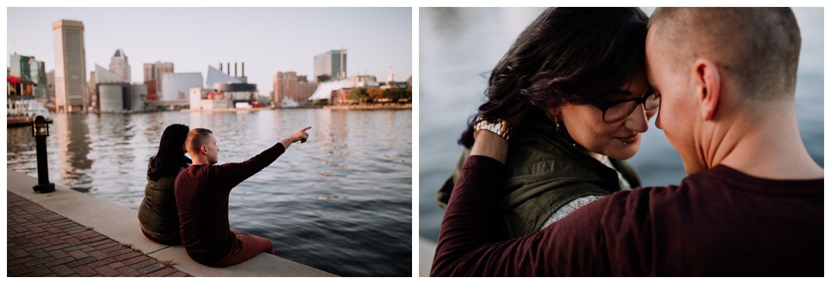 Grafitti Alley Engagement, Baltimore Engagement Session, American Visionary Museum Engagement, Baltmore Inner Harbor Engagement