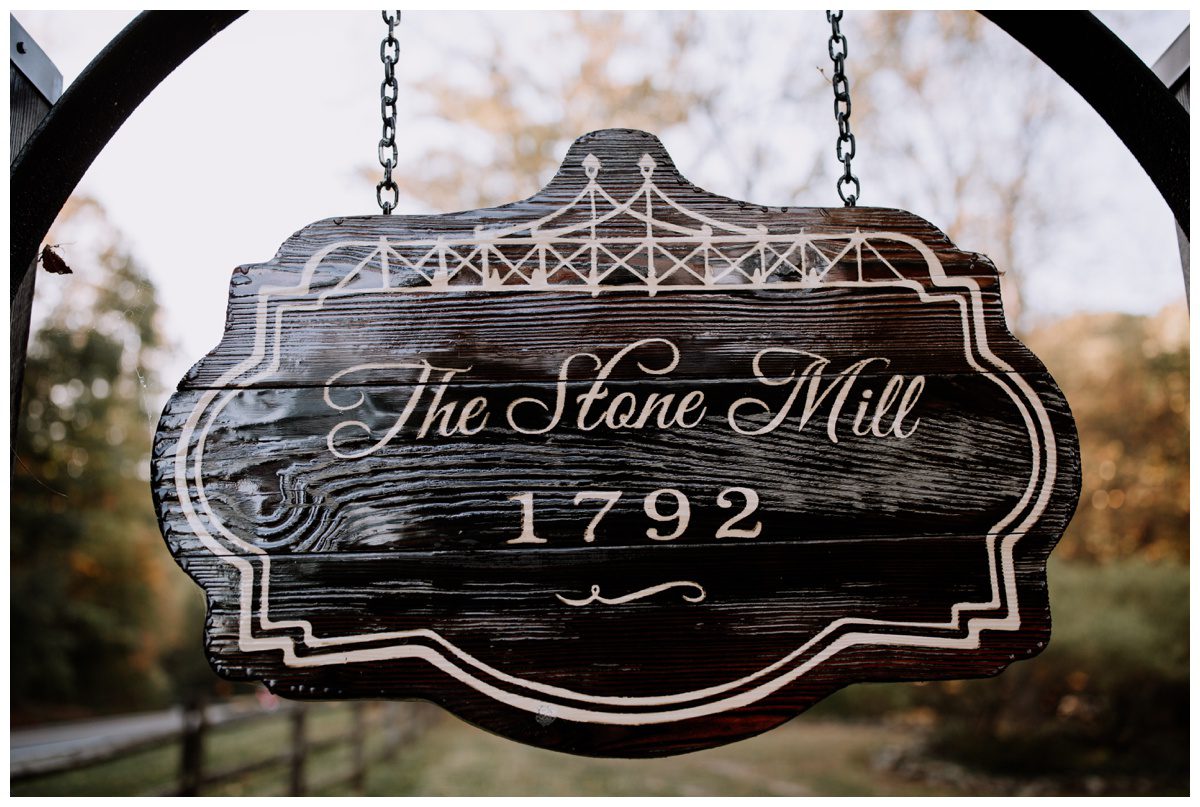 Stone Mill Inn 1792 Wedding