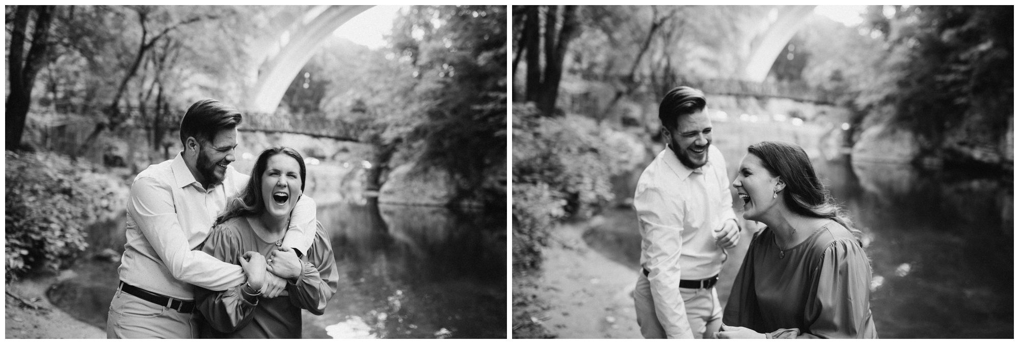 Manayunk Forest Engagement Photos Manayunk Philadelphia Engagement Photographer, Woodsy Engagement Photos