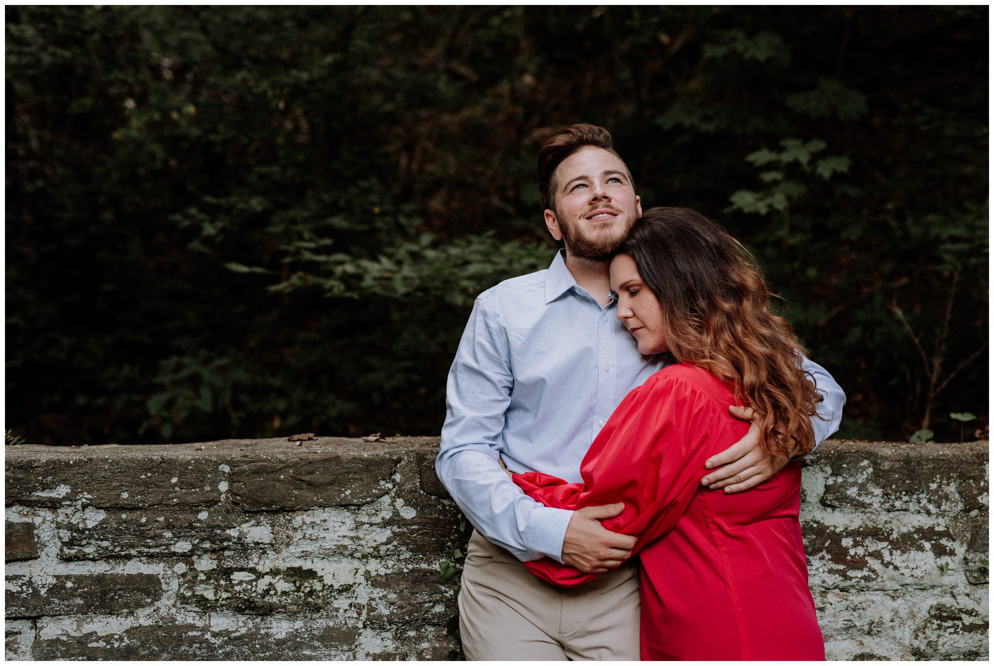 Manayunk Forest Engagement Photos Manayunk Philadelphia Engagement Photographer, Woodsy Engagement Photos