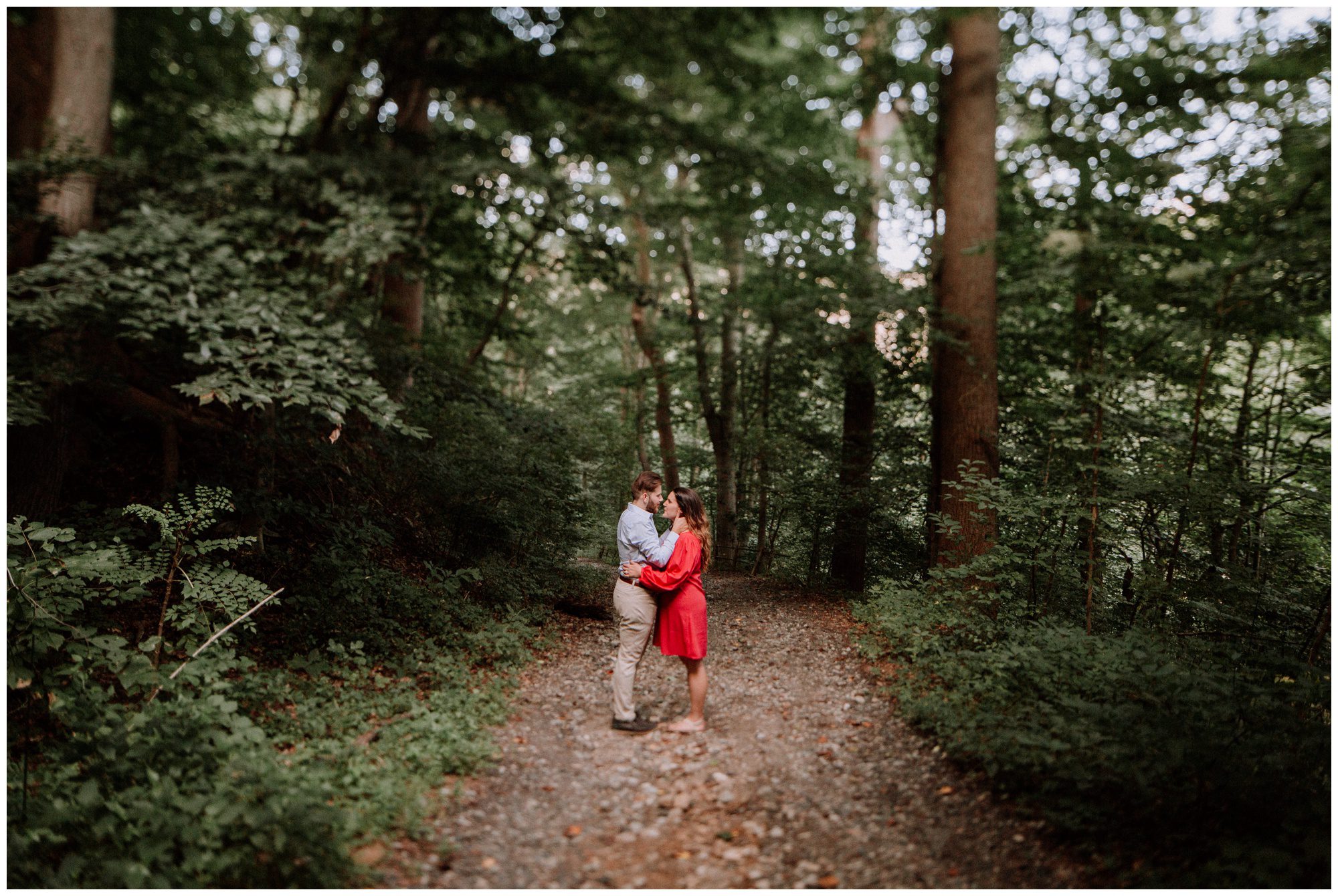 Manayunk Forest Engagement Photos Manayunk Philadelphia Engagement Photographer, Woodsy Engagement Photos