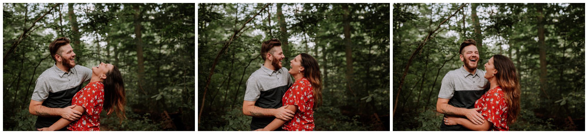 Manayunk Forest Engagement Photos Manayunk Philadelphia Engagement Photographer, Woodsy Engagement Photos