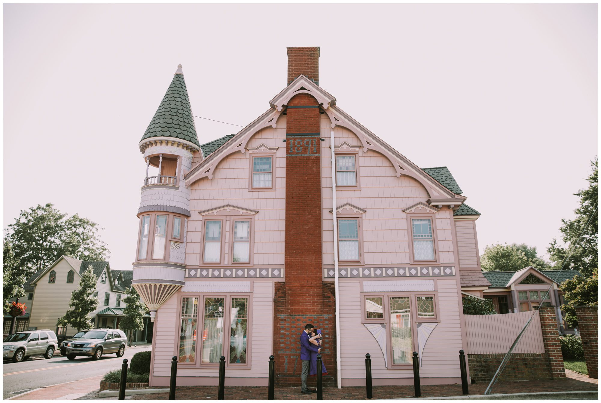 Rehoboth Beach Engagement, Grand Budapest Inspired Photo Shoot, Wes Anderson Engagement Shoot
