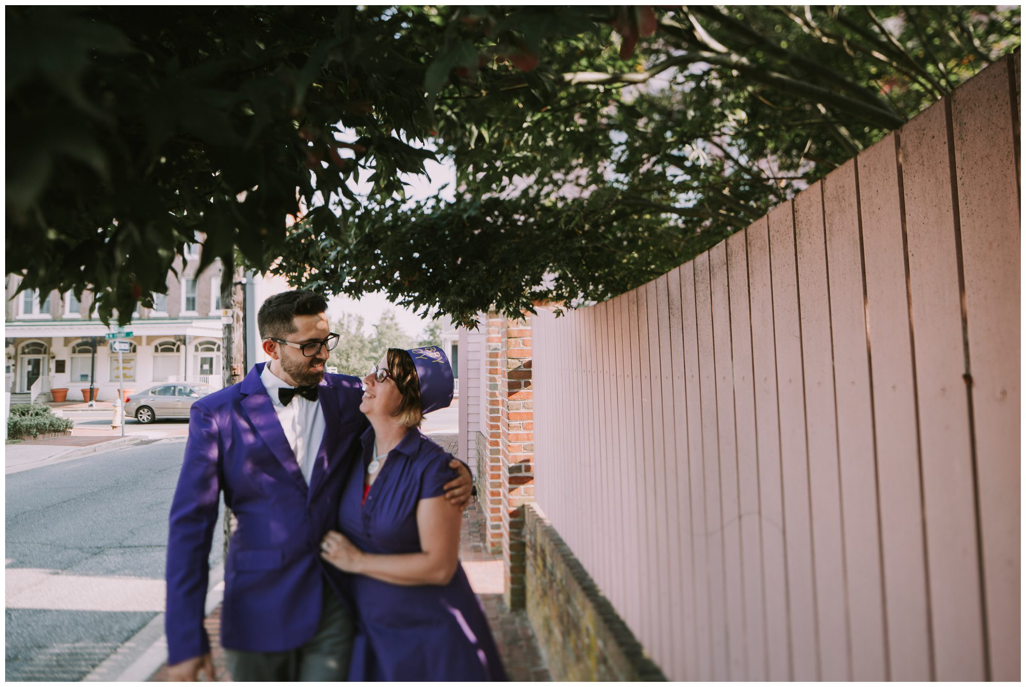 Rehoboth Beach Engagement, Grand Budapest Inspired Photo Shoot, Wes Anderson Engagement Shoot