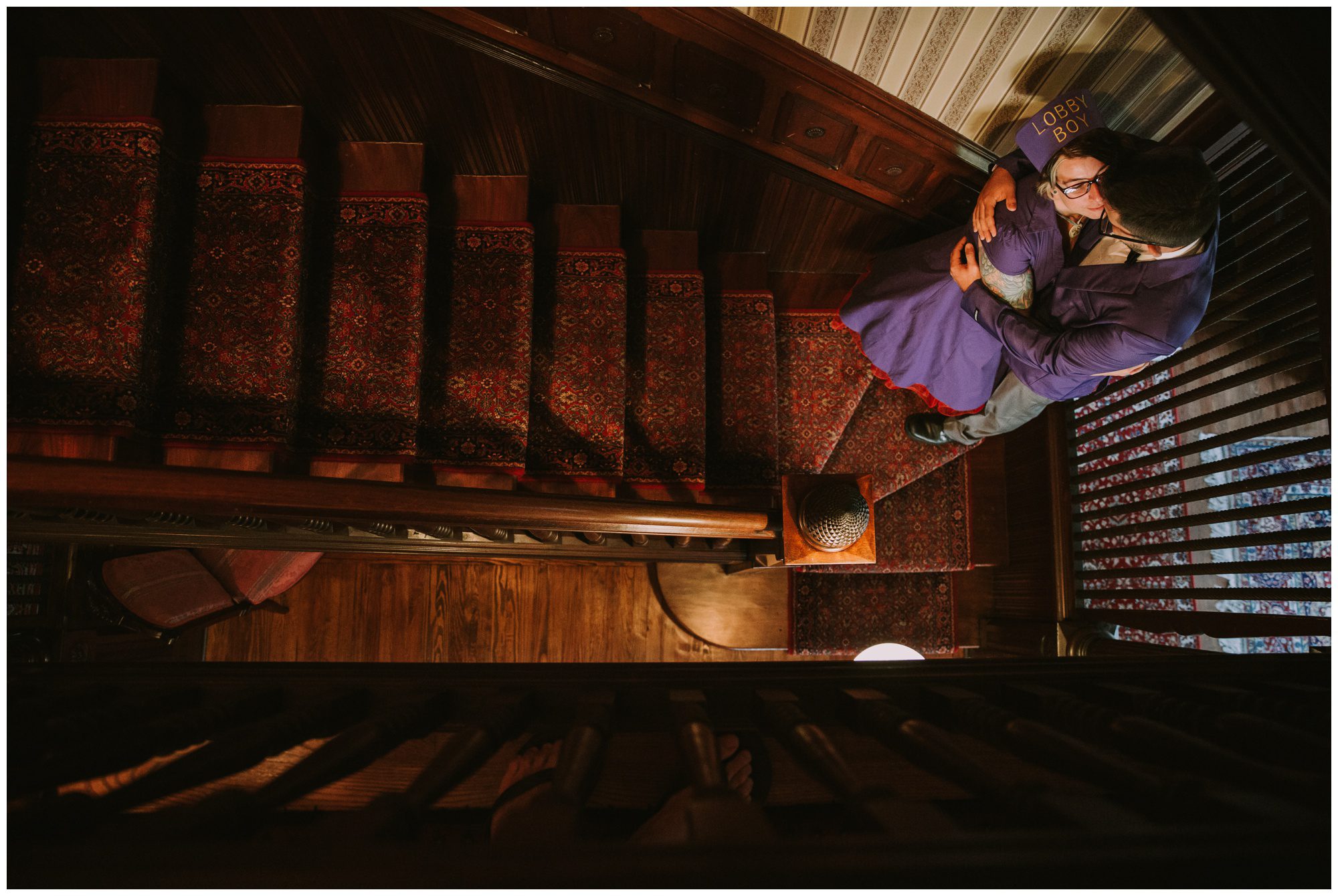 Rehoboth Beach Engagement, Grand Budapest Inspired Photo Shoot, Wes Anderson Engagement Shoot