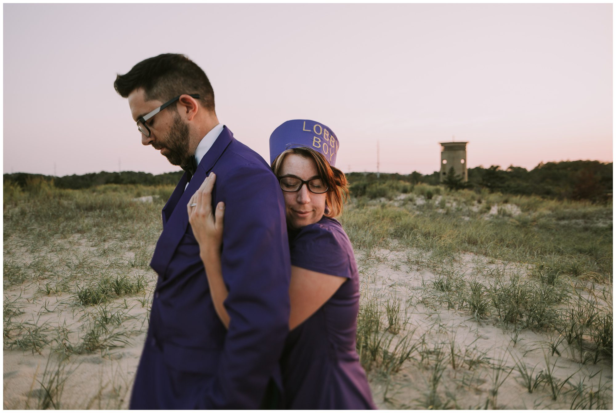 Rehoboth Beach Engagement, Grand Budapest Inspired Photo Shoot, Wes Anderson Engagement Shoot