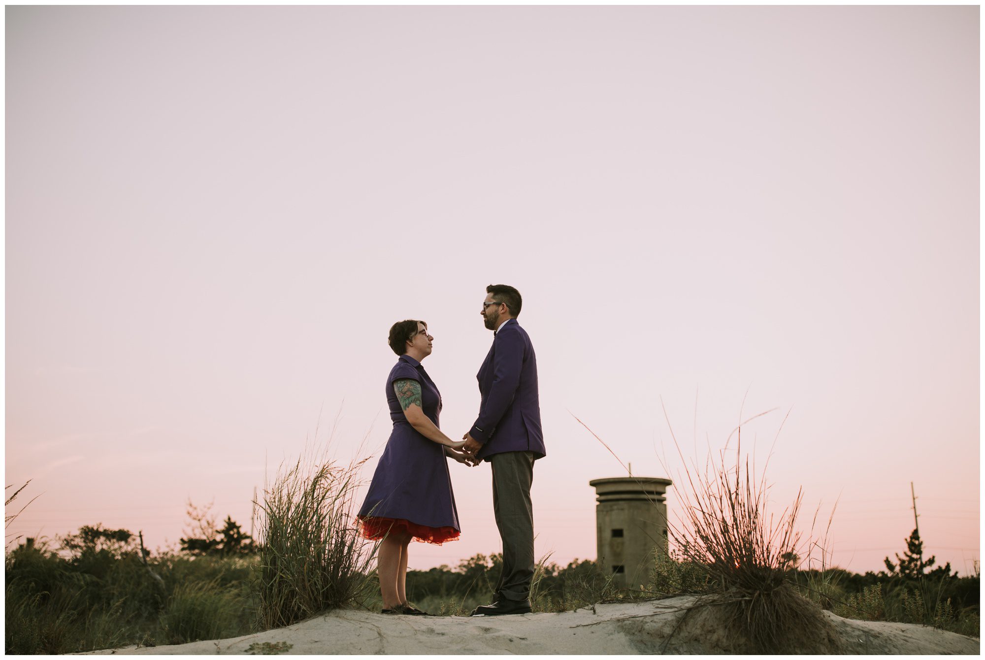 Rehoboth Beach Engagement, Grand Budapest Inspired Photo Shoot, Wes Anderson Engagement Shoot