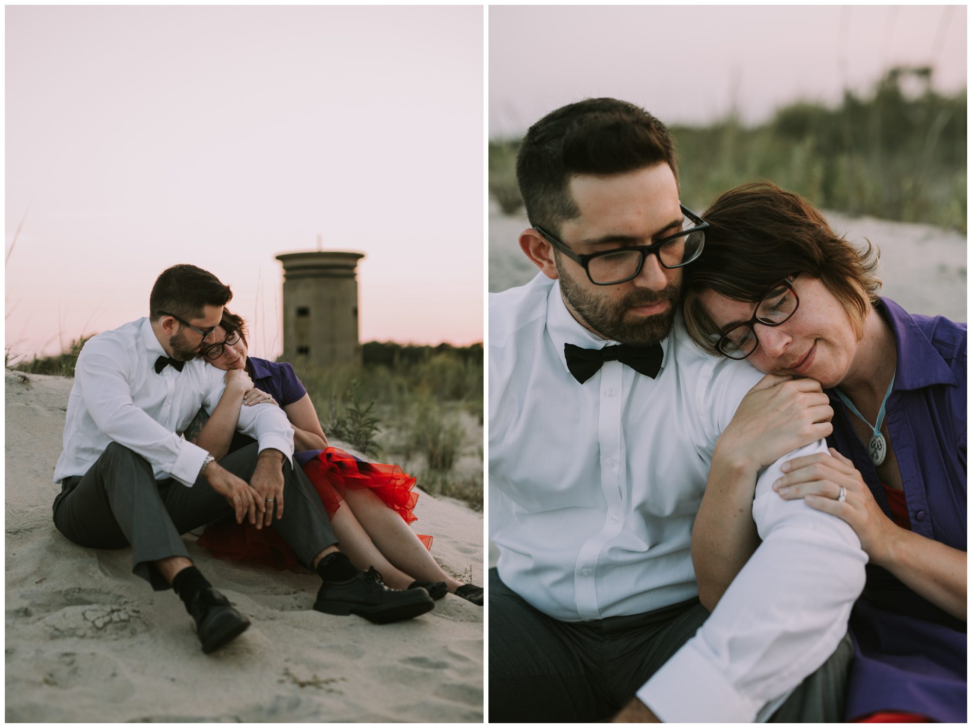 Rehoboth Beach Engagement, Grand Budapest Inspired Photo Shoot, Wes Anderson Engagement Shoot