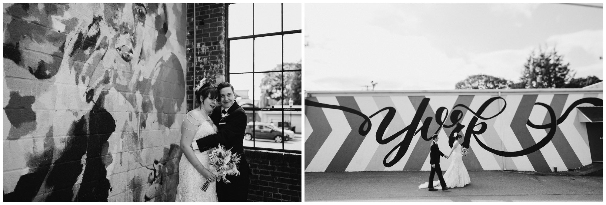 Downtown York Pennsylvania Wedding, York Wedding, York PA Wedding Photographers