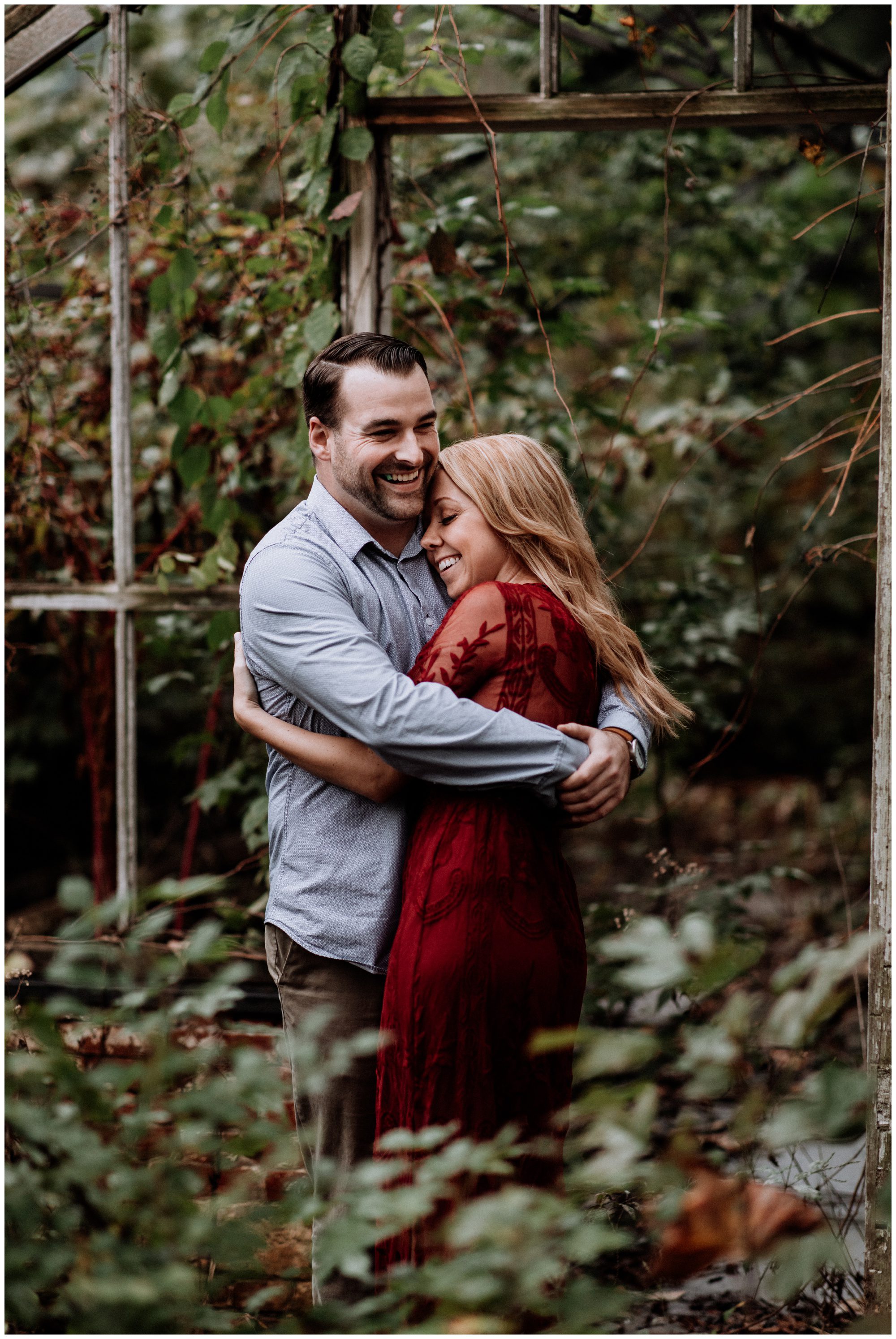 Adventure Photographers, Valley Forge Wedding Photographers, Abandoned Greenhouse Engagement