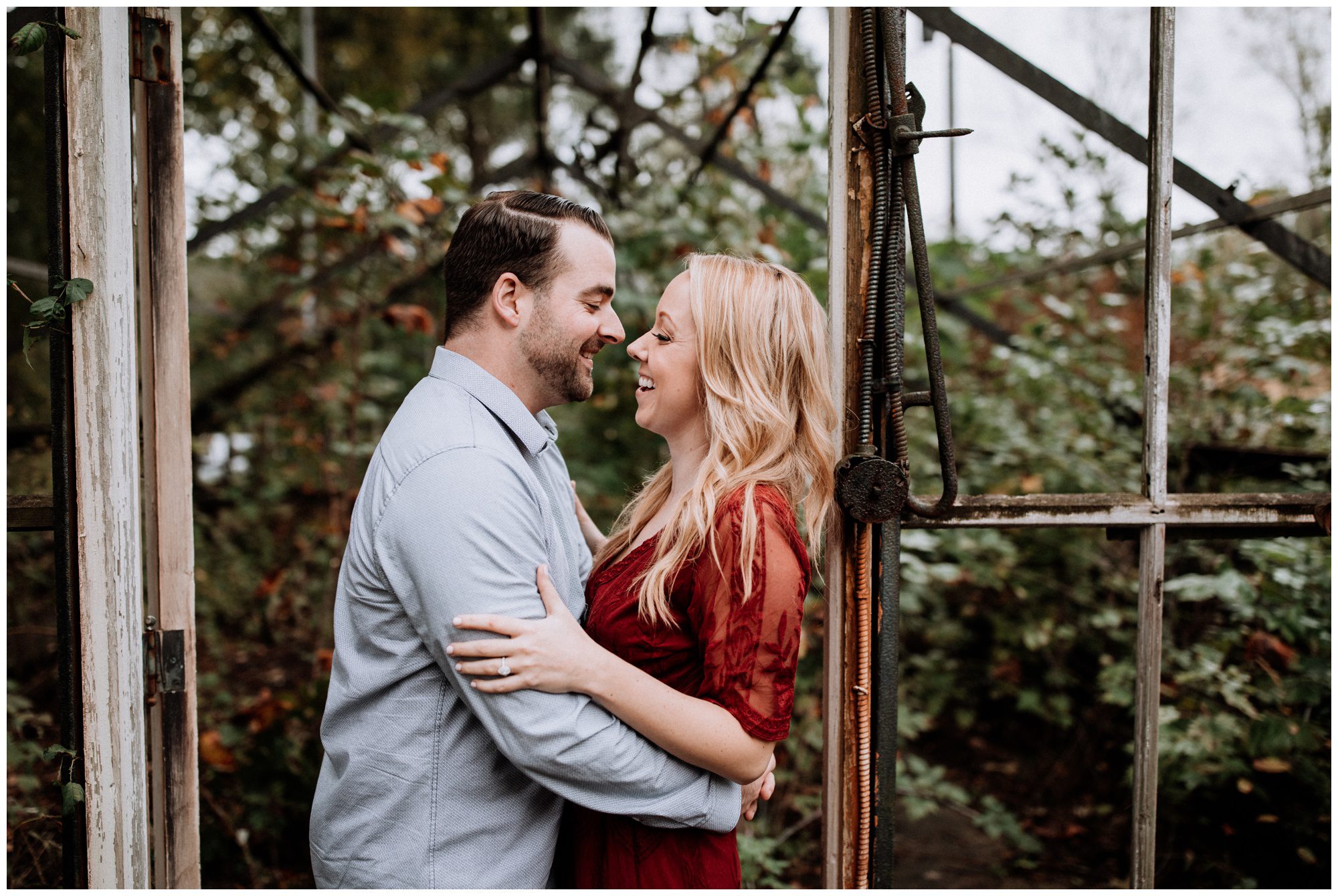 Adventure Photographers, Valley Forge Wedding Photographers, Abandoned Greenhouse Engagement