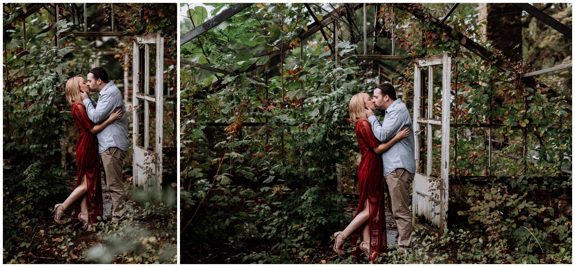 Adventure Photographers, Valley Forge Wedding Photographers, Abandoned Greenhouse Engagement