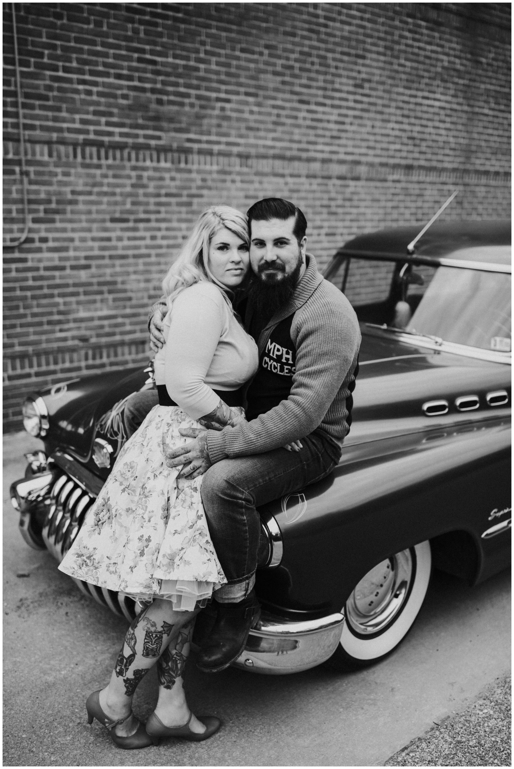 Baltimore Engagement Session, Tattoo Engagement Session