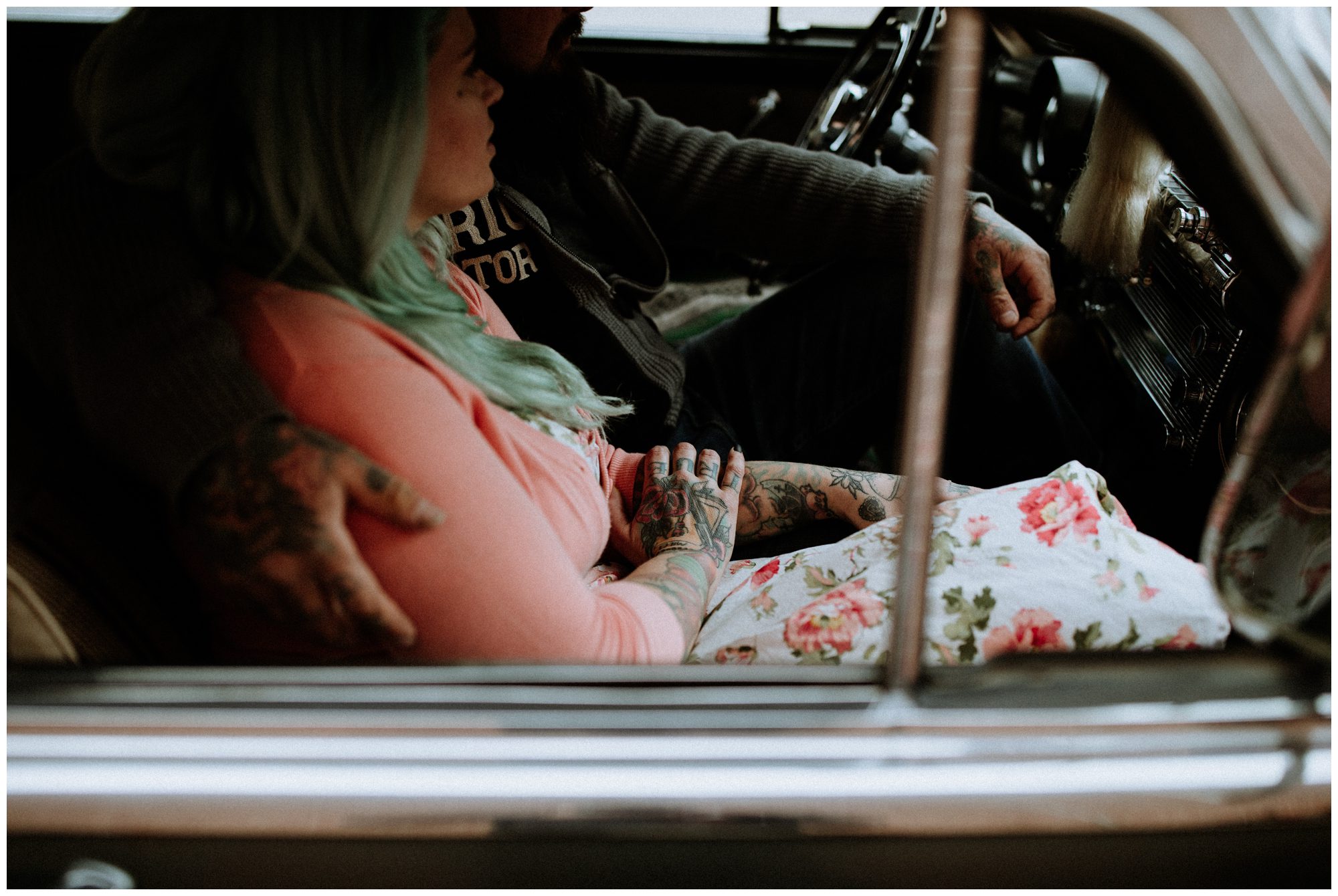 Baltimore Engagement Session, Tattoo Engagement Session