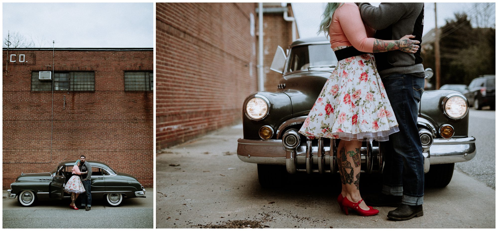 Baltimore Engagement Session, Tattoo Engagement Session