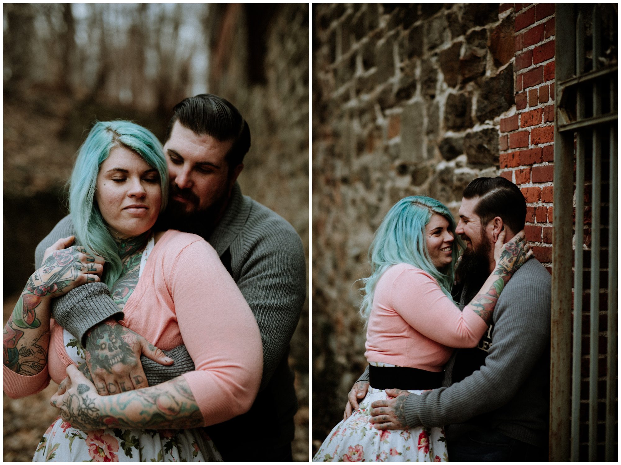 Baltimore Engagement Session, Tattoo Engagement Session