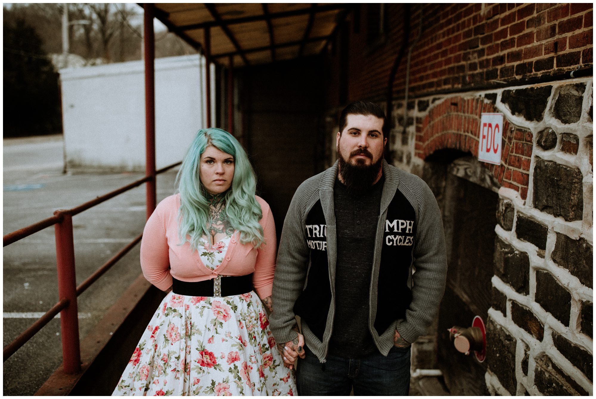 Baltimore Engagement Session, Tattoo Engagement Session