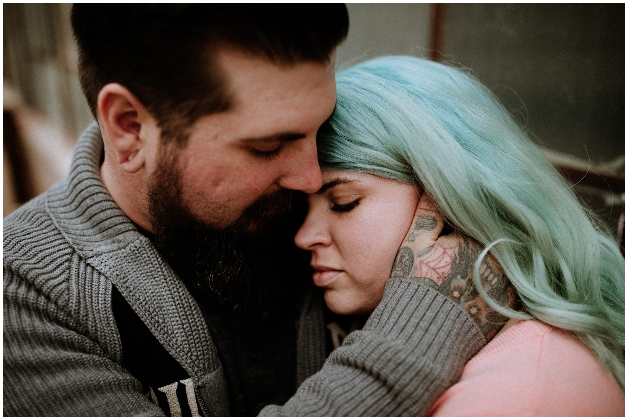 Baltimore Engagement Session, Tattoo Engagement Session
