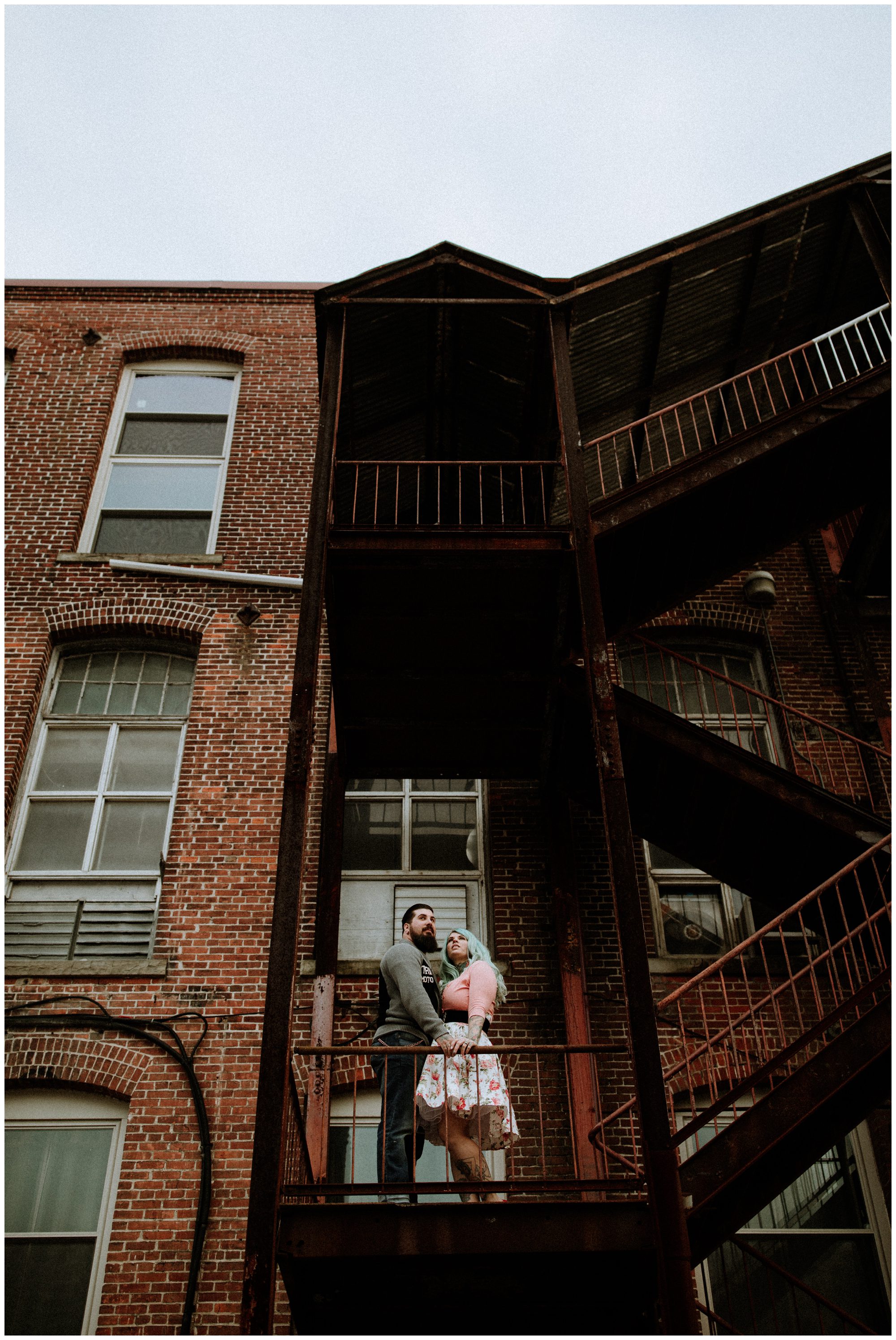 Baltimore Engagement Session, Tattoo Engagement Session