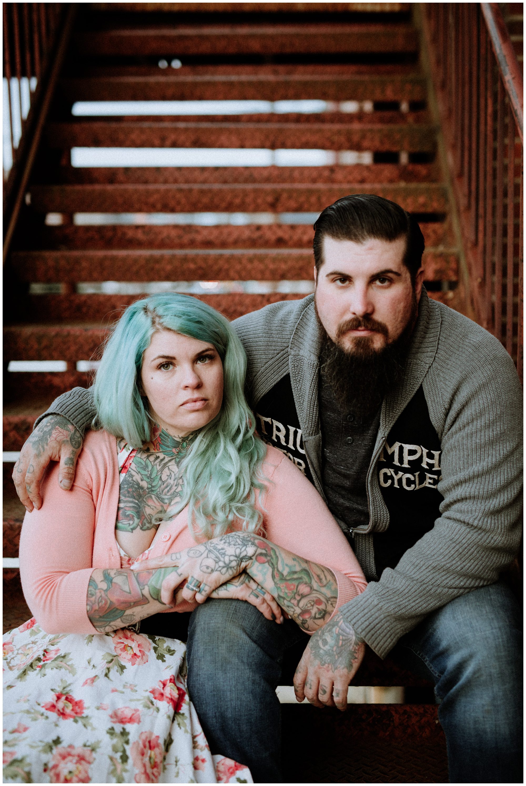 Baltimore Engagement Session, Tattoo Engagement Session
