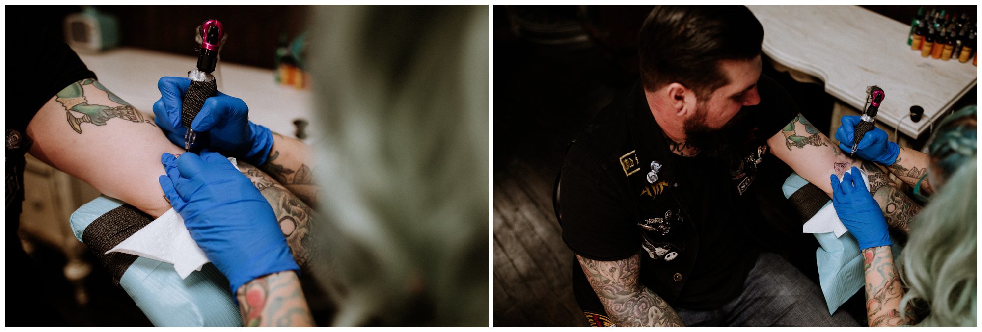 Baltimore Engagement Session, Tattoo Engagement Session