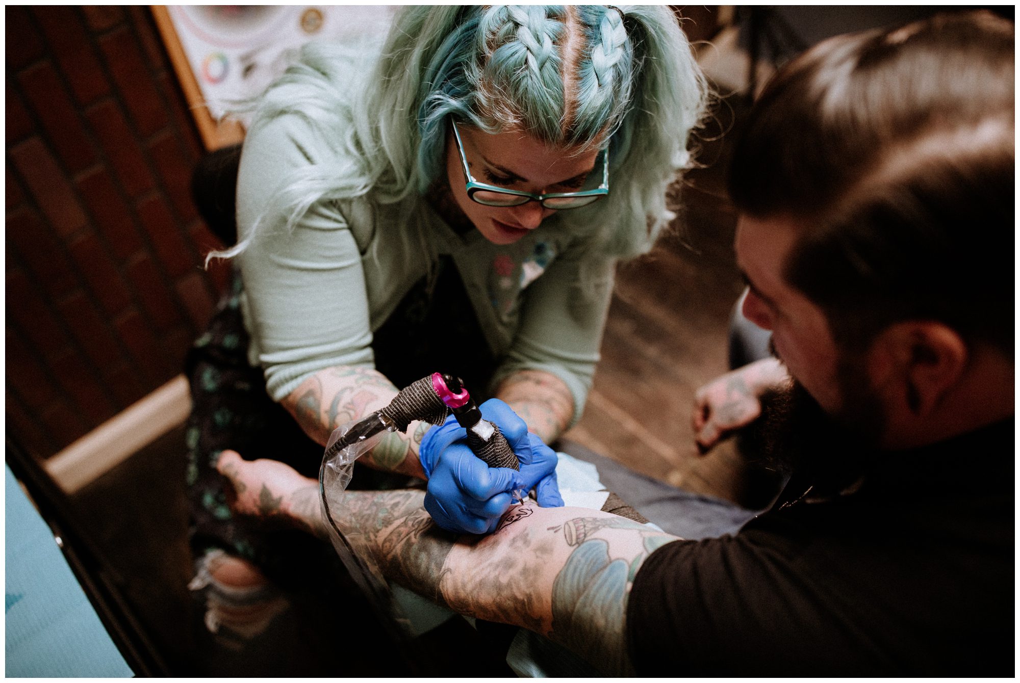 Baltimore Engagement Session, Tattoo Engagement Session