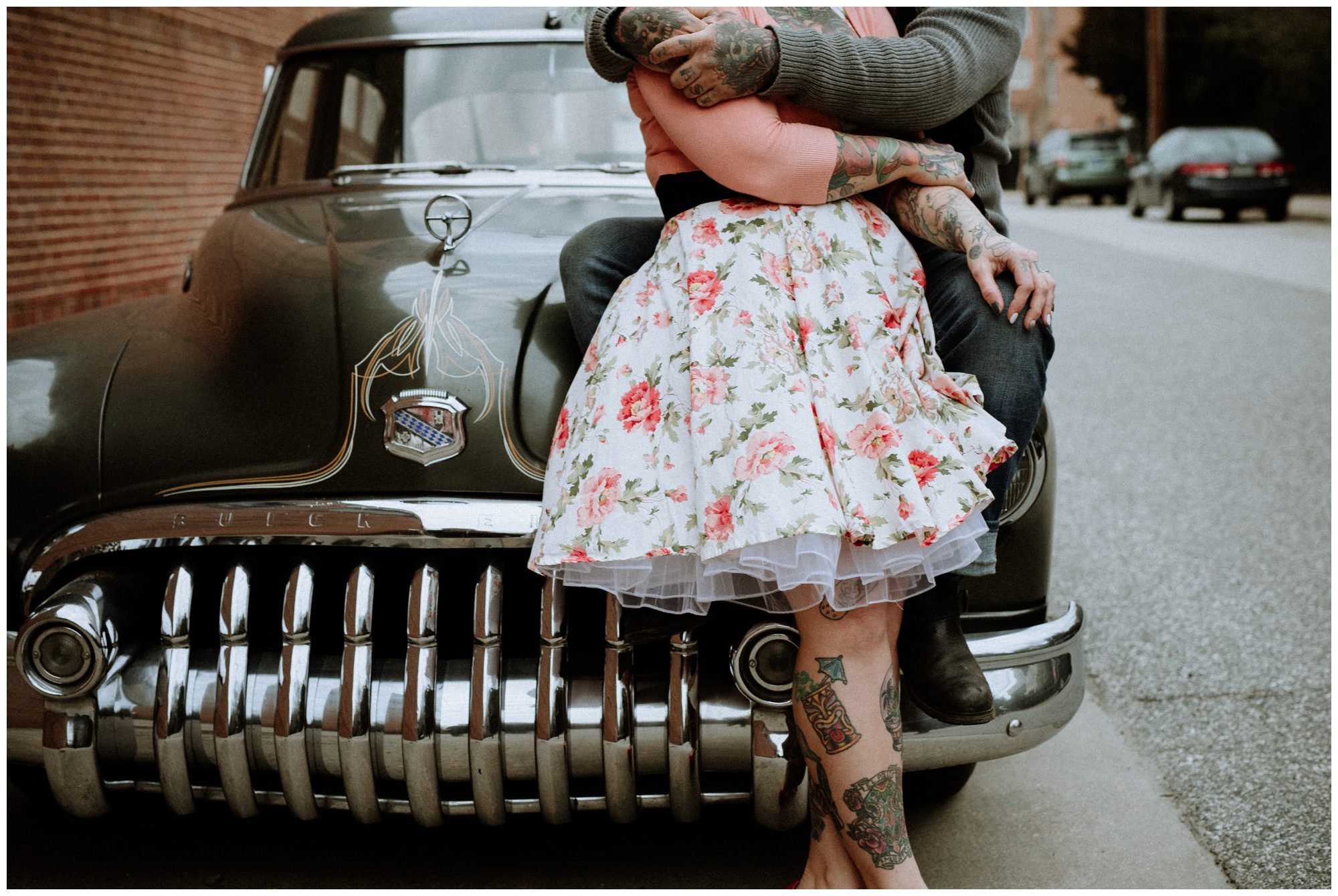 Baltimore Engagement Session, Tattoo Engagement Session