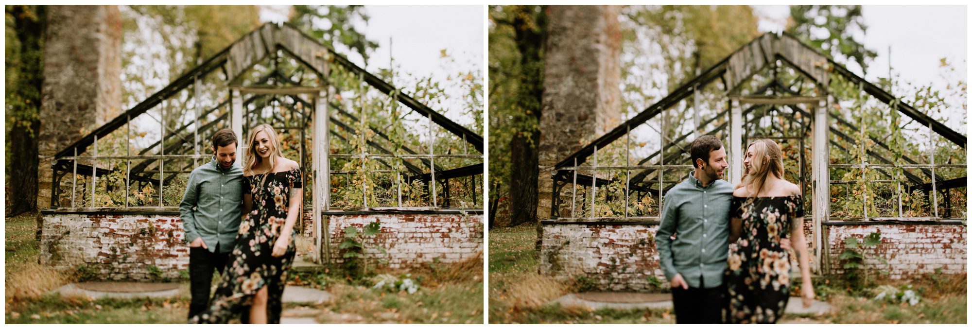 Abandoned Greenhouse Engagement, Greenhouse elopement. Philadelphia Elopement Photographer, Valley Forge Engagement Photographer