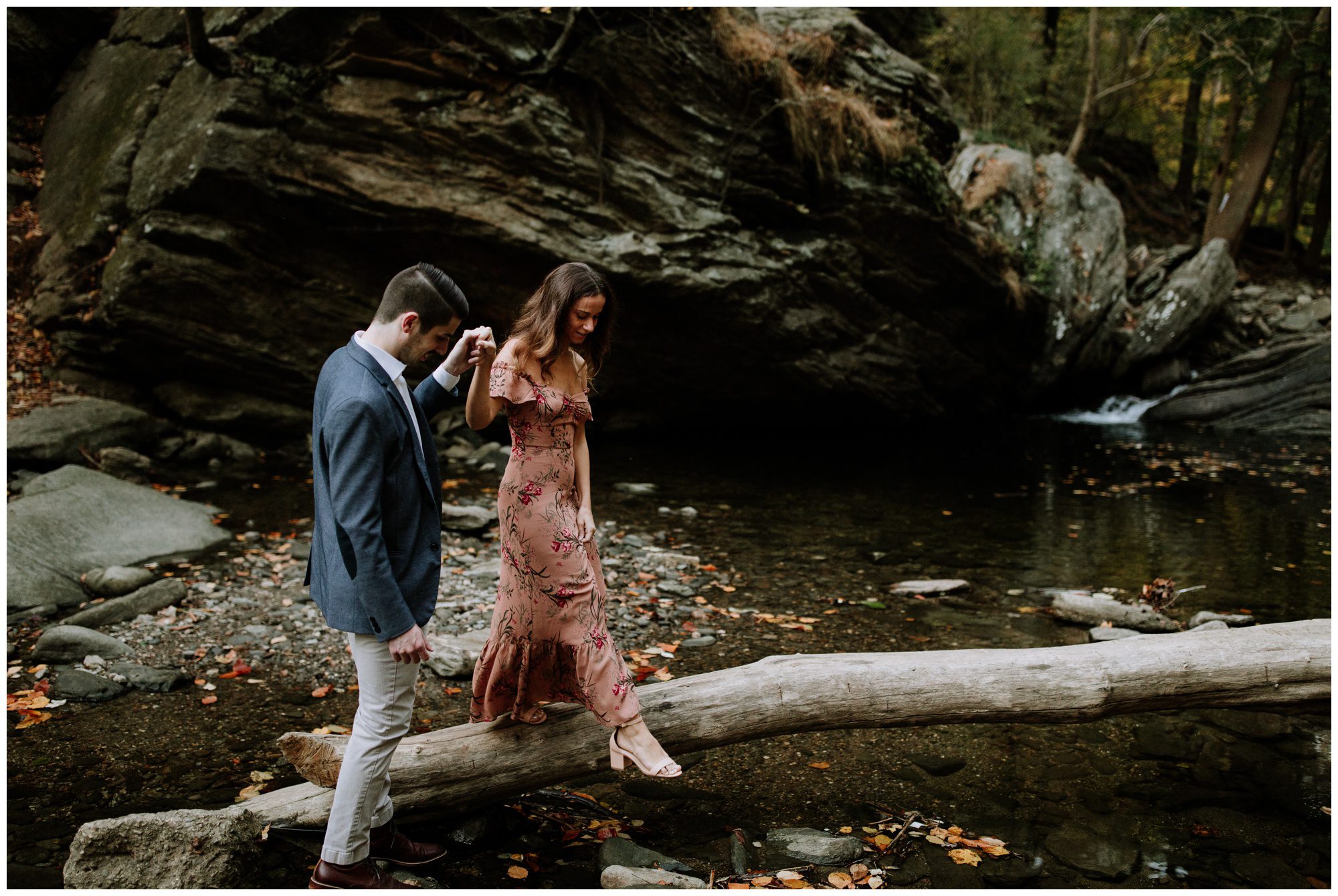 Wissahickon Valley Park Engagement, Philadelphia Elopement Photographer