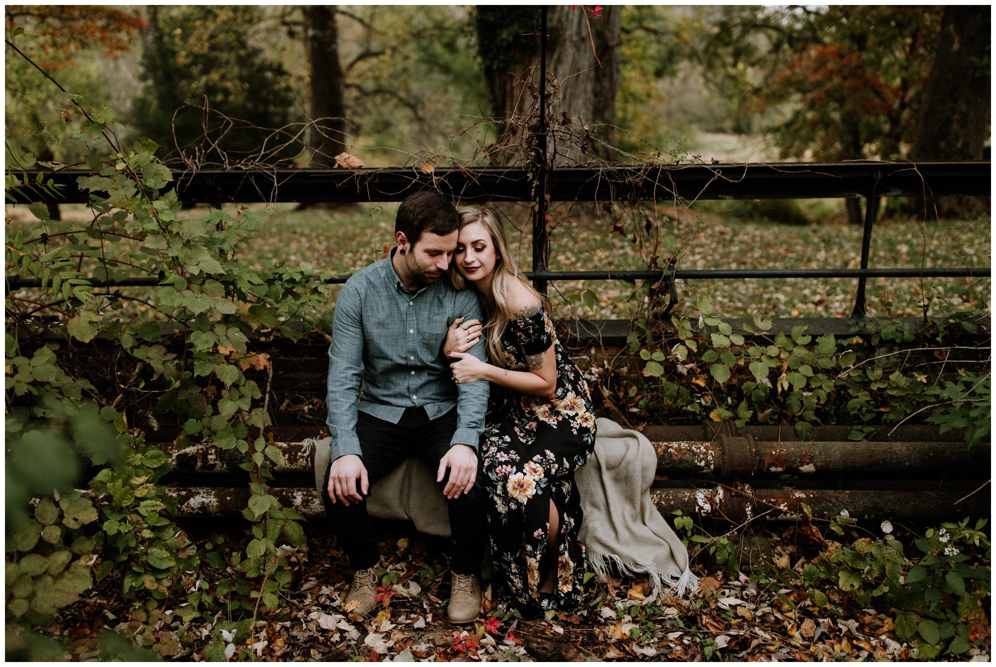 Abandoned Greenhouse Engagement, Greenhouse elopement. Philadelphia Elopement Photographer, Valley Forge Engagement Photographer