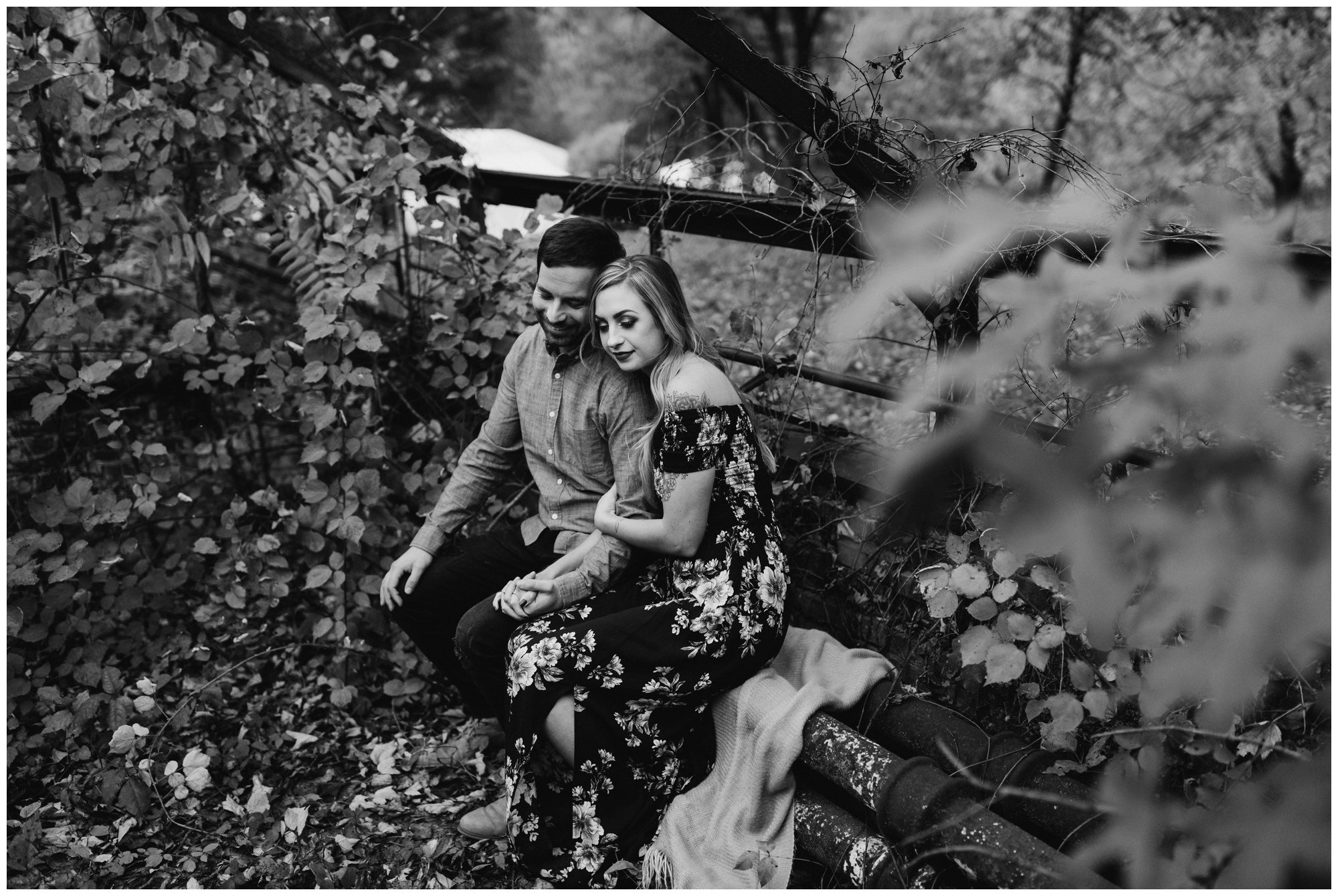 Abandoned Greenhouse Engagement, Greenhouse elopement. Philadelphia Elopement Photographer, Valley Forge Engagement Photographer