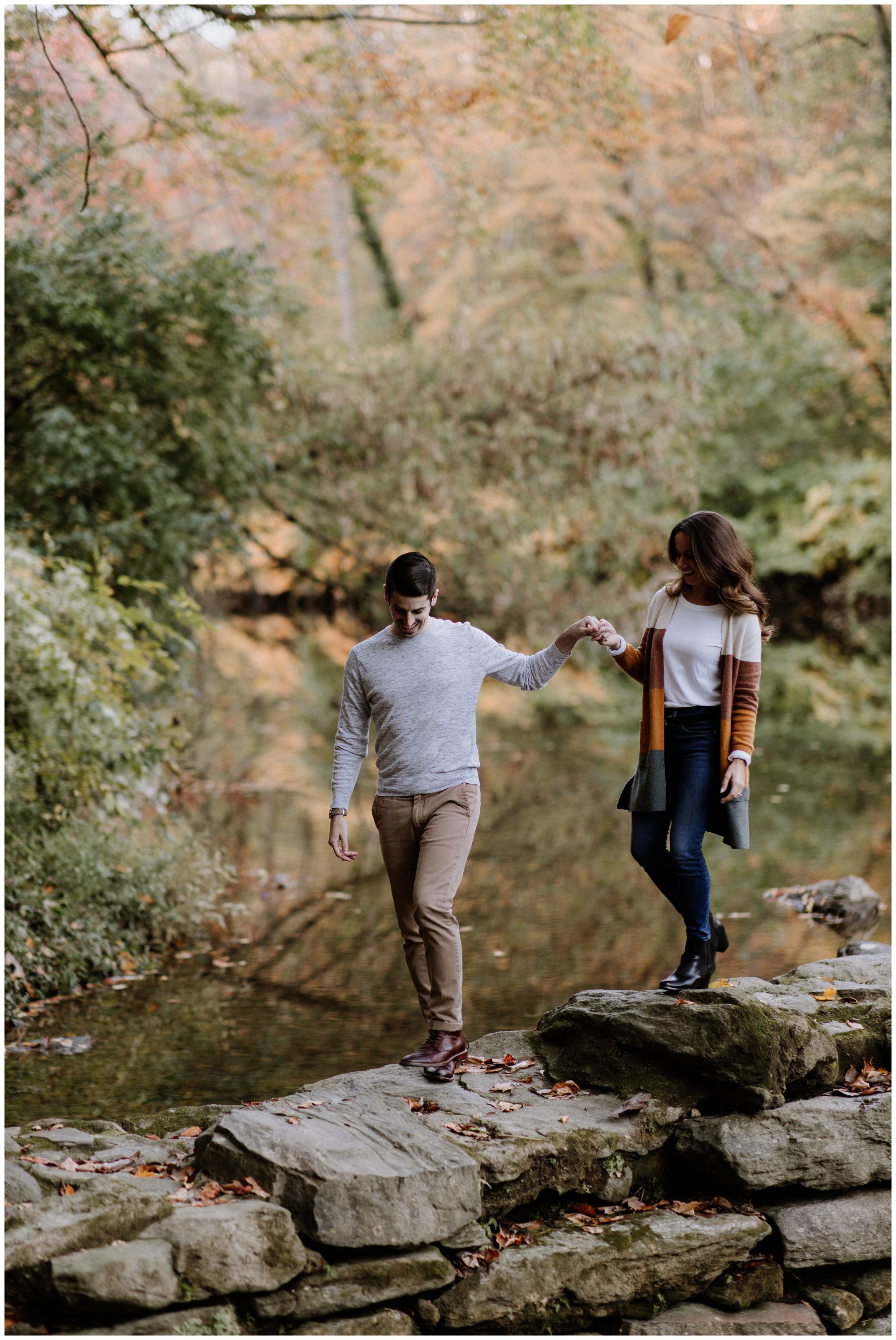 Wissahickon Valley Park Engagement, Philadelphia Elopement Photographer