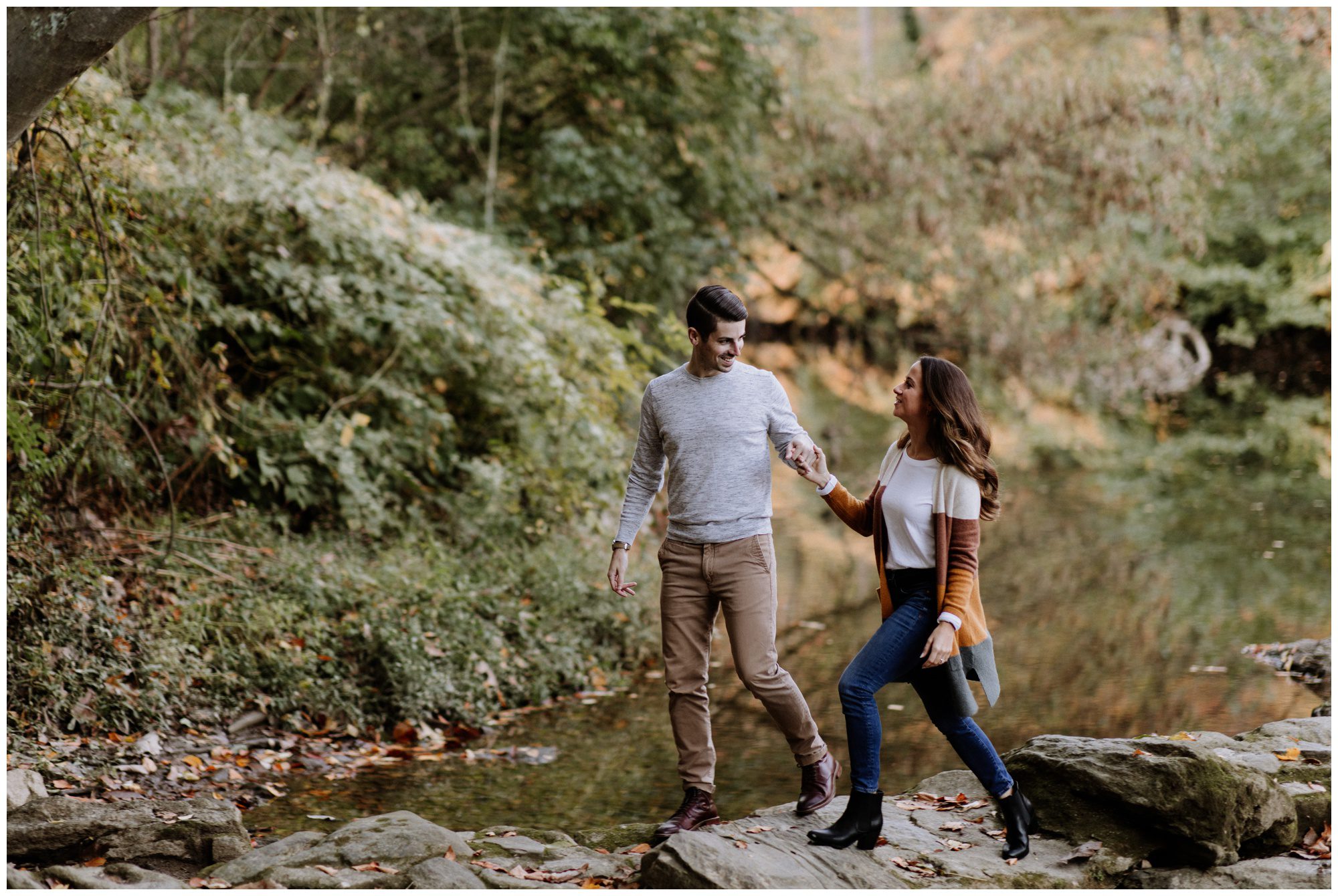 Wissahickon Valley Park Engagement, Philadelphia Elopement Photographer