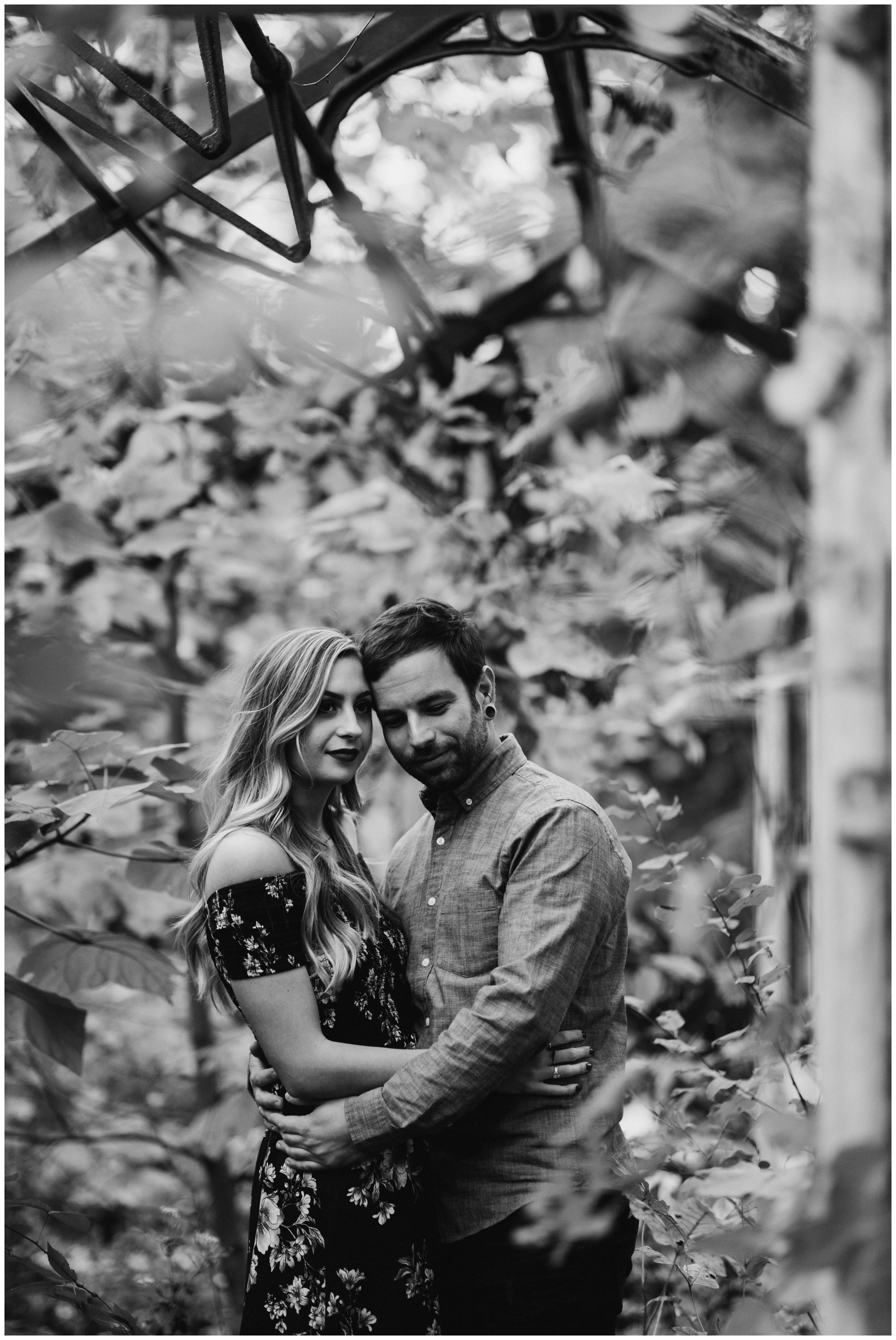 Abandoned Greenhouse Engagement, Greenhouse elopement. Philadelphia Elopement Photographer, Valley Forge Engagement Photographer